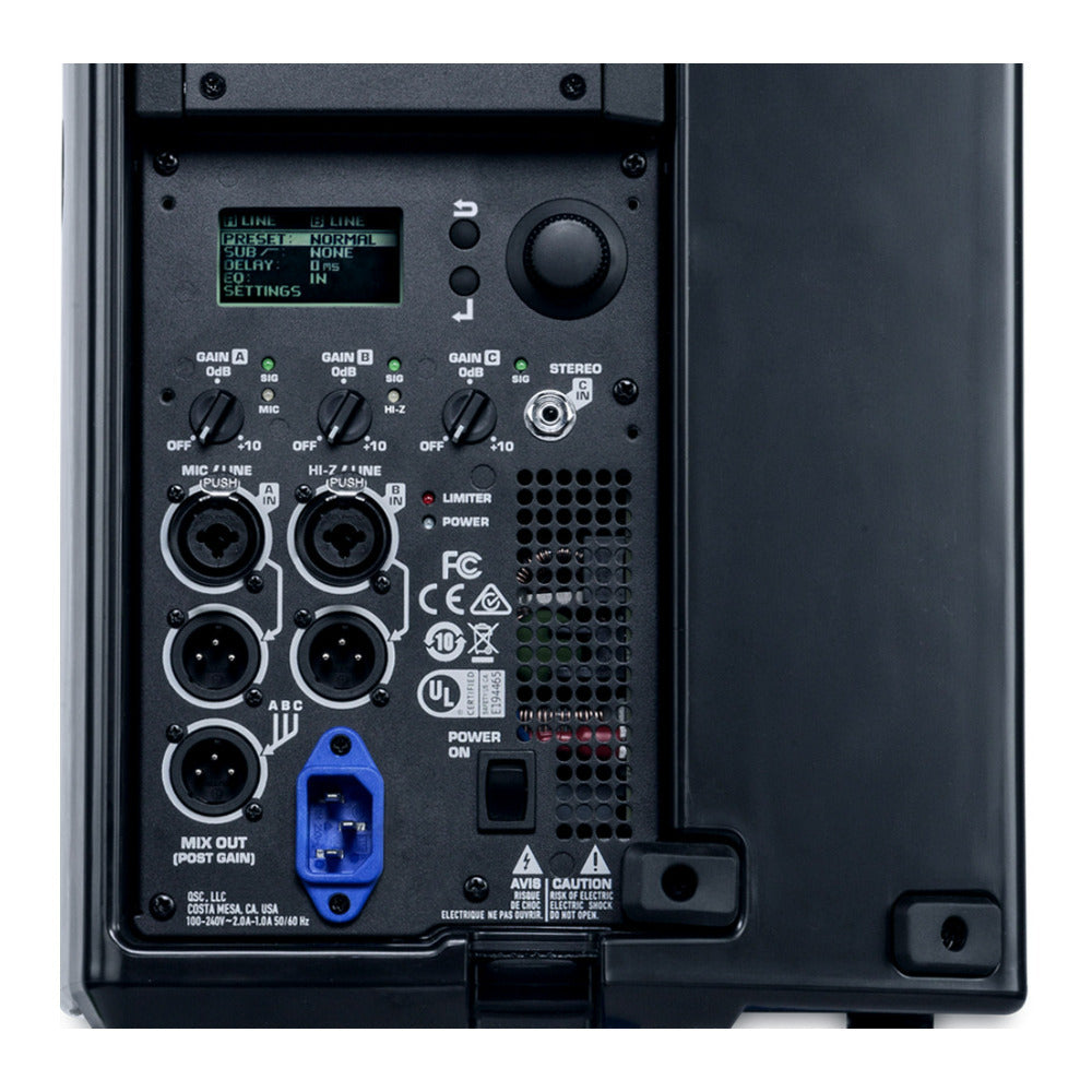 QSC K8.2 2000W 8-Inch, Multi-purpose, 2-way Active Powered, Low-Noise Speaker