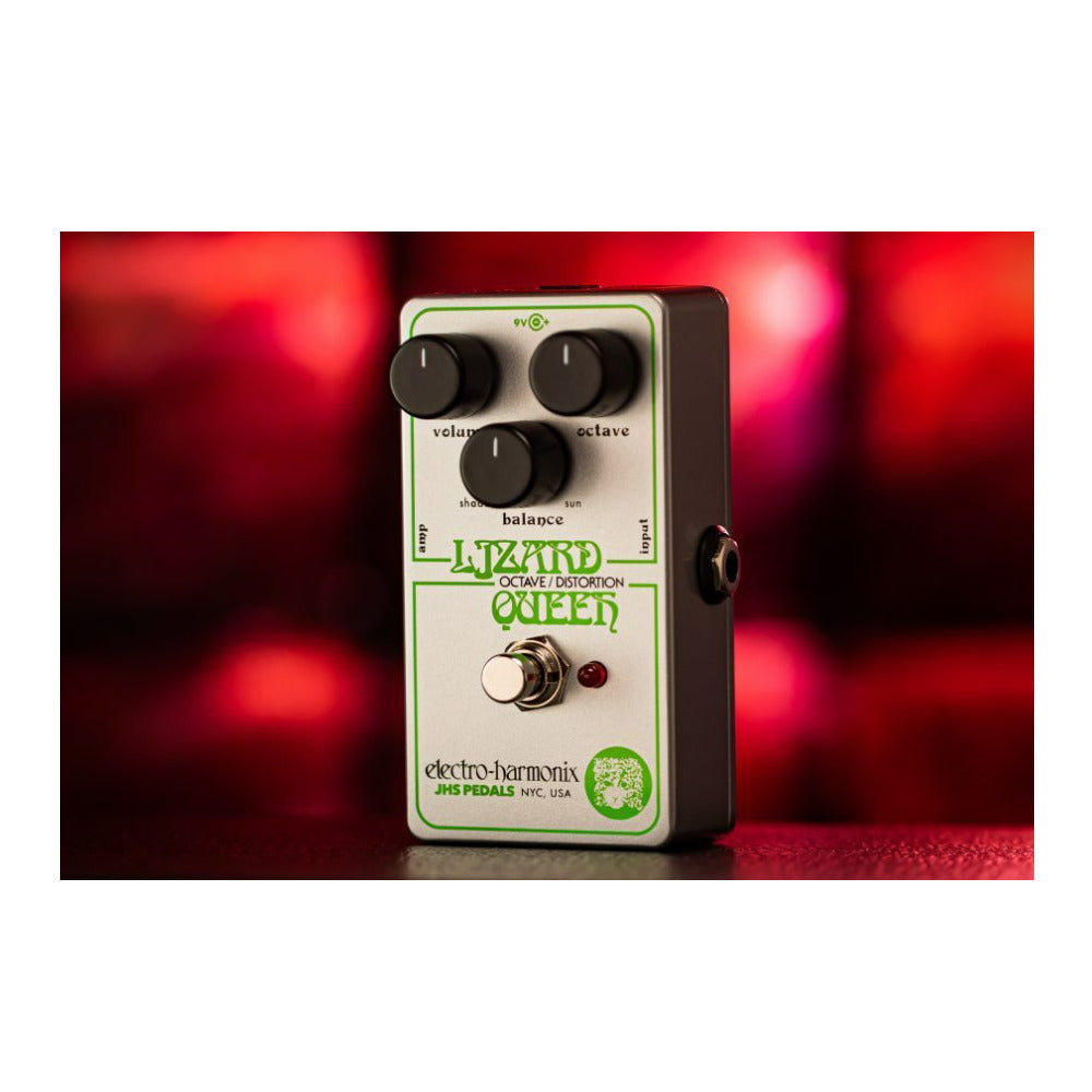 Electro Harmonix Lizard Queen Octave Fuzz 9V Battery Guitar Pedal