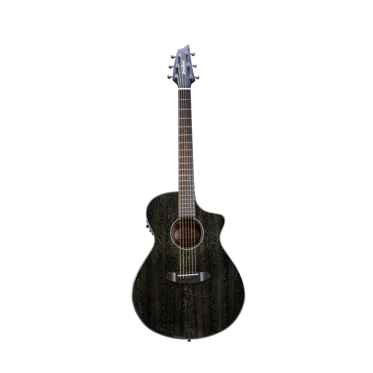 Breedlove Rainforest S Concert African Acoustic Electric Guitar (Black Gold) (Open Box)