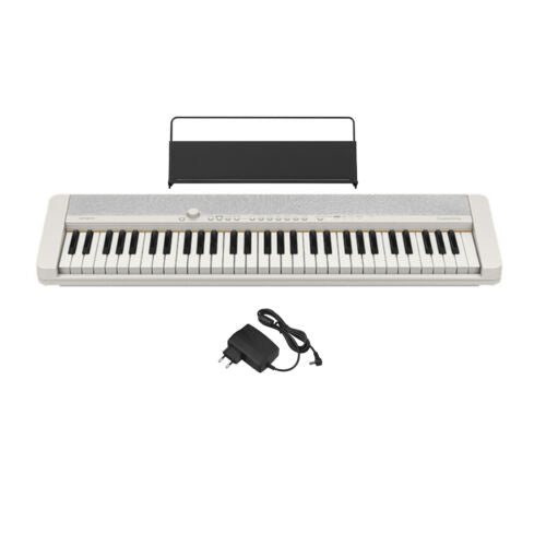 Casio Casiotone CT-S1 61 Key Portable Piano with Touch Response White