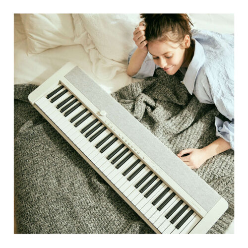 Casio Casiotone CT-S1 61 Key Portable Piano with Touch Response White