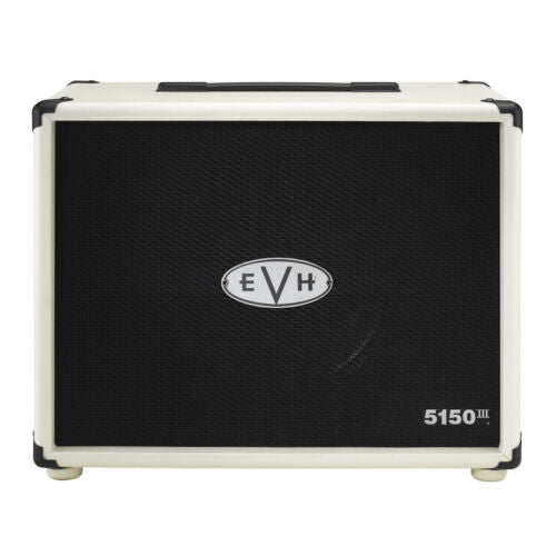EVH 5150III 1 x 12 Inch Straight Front Sturdy Speaker Enclosure Cabinet for Electric Guitars (Ivory)