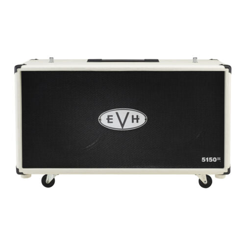 EVH 5150III 2 x 12 Inch Speaker Enclosure Cabinet for Electric Guitars (Ivory)