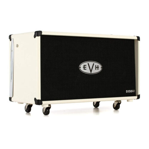 EVH 5150III 2 x 12 Inch Speaker Enclosure Cabinet for Electric Guitars (Ivory)