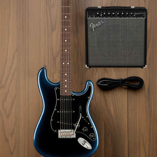 Fender American Professional II Stratocaster Electric Guitar (Dark Night)