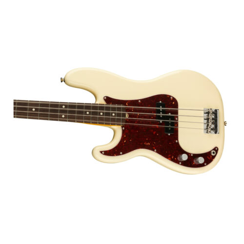 Fender American Professional II Bass 4-String Guitar Left-Handed (Olympic White)