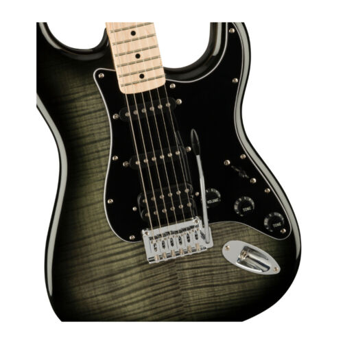Squier Affinity Series Stratocaster FMT HSS Guitar (Black Burst)
