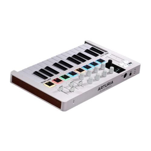 Arturia MiniLab 3 Mini Hybrid Keyboard Controller with Creative Software (White)