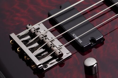 Schecter Stiletto Extreme 4-String Bass Guitar (Right-Handed, Black Cherry)