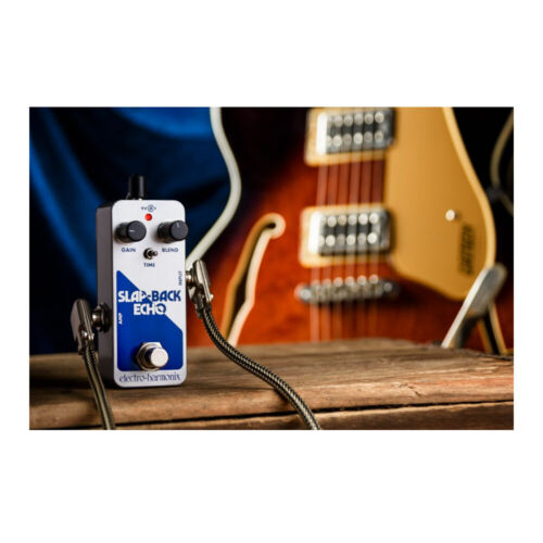Electro Harmonix Slap-Back Echo Analog Delay Reissue Guitar Pedal (Silver)