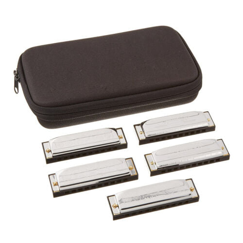 Hohner Special 20 5-Piece Harmonica Bundle with Case