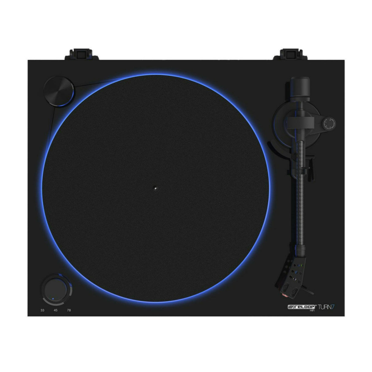 Reloop Turn 7 Premium HiFi Belt Drive USB Turntable System (Piano Lacquer)