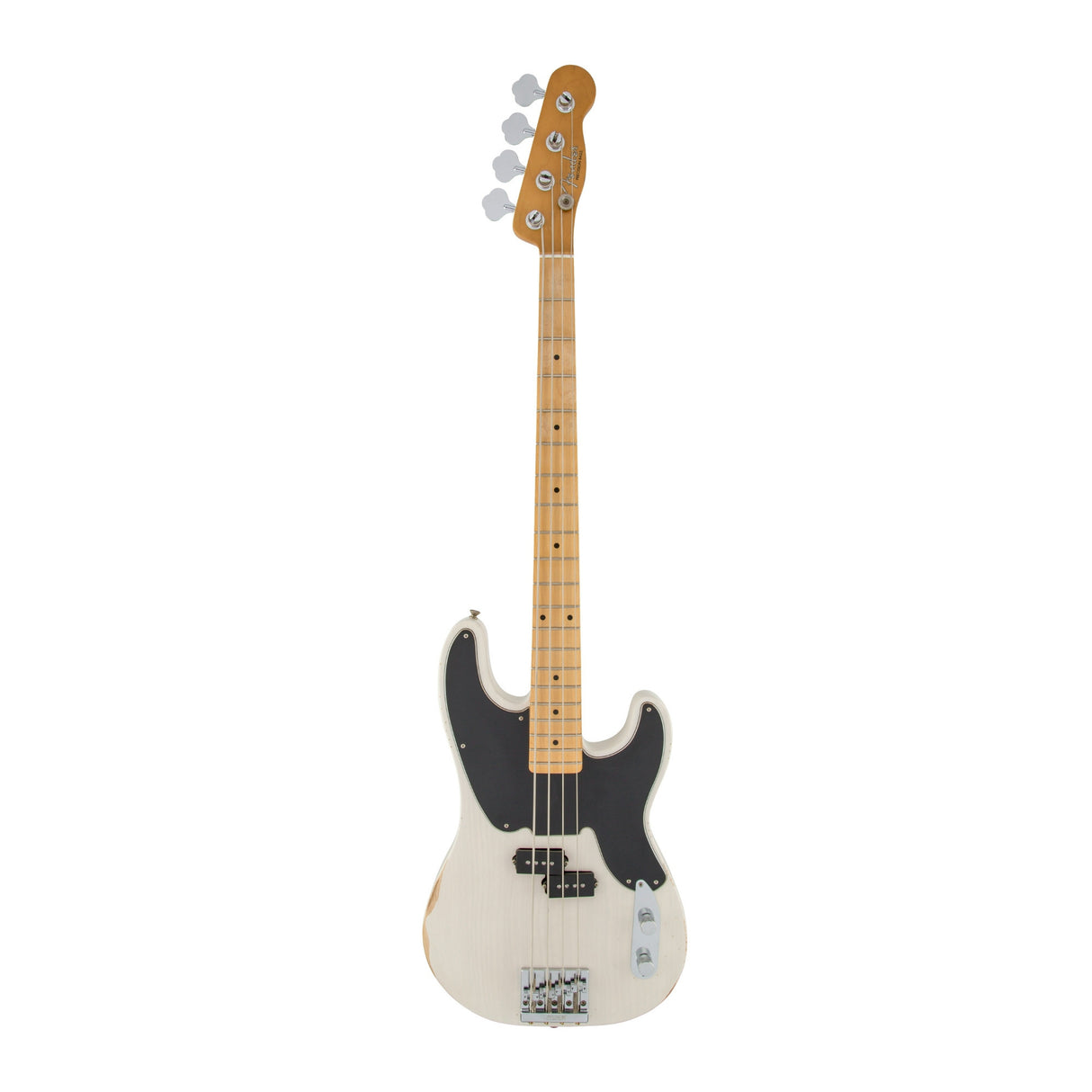Fender Mike Dirnt Road Worn 4-String Precision Bass (Right-Handed, White Blonde)