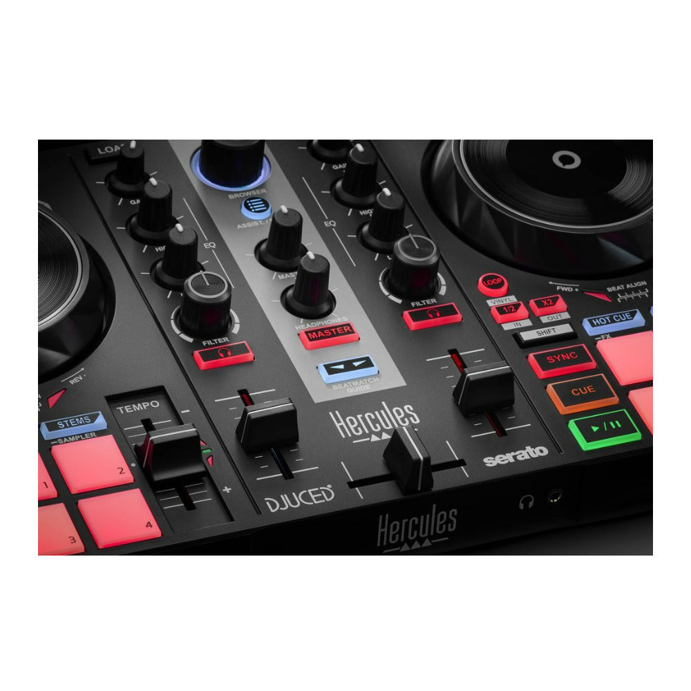 Hercules DJ Control Inpulse 200 MK2 2-Channel DJ Controller for Serato DJ Lite