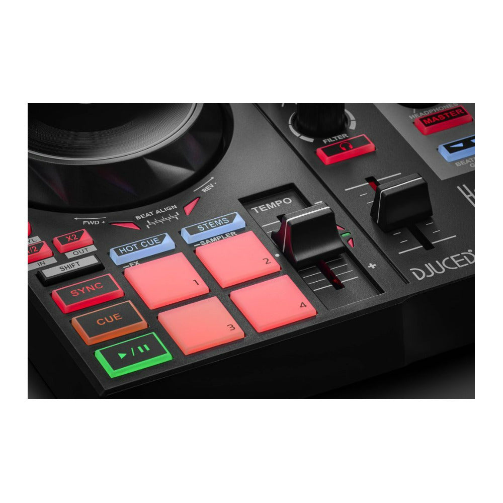 Hercules DJ Control Inpulse 200 MK2 2-Channel DJ Controller for Serato DJ Lite