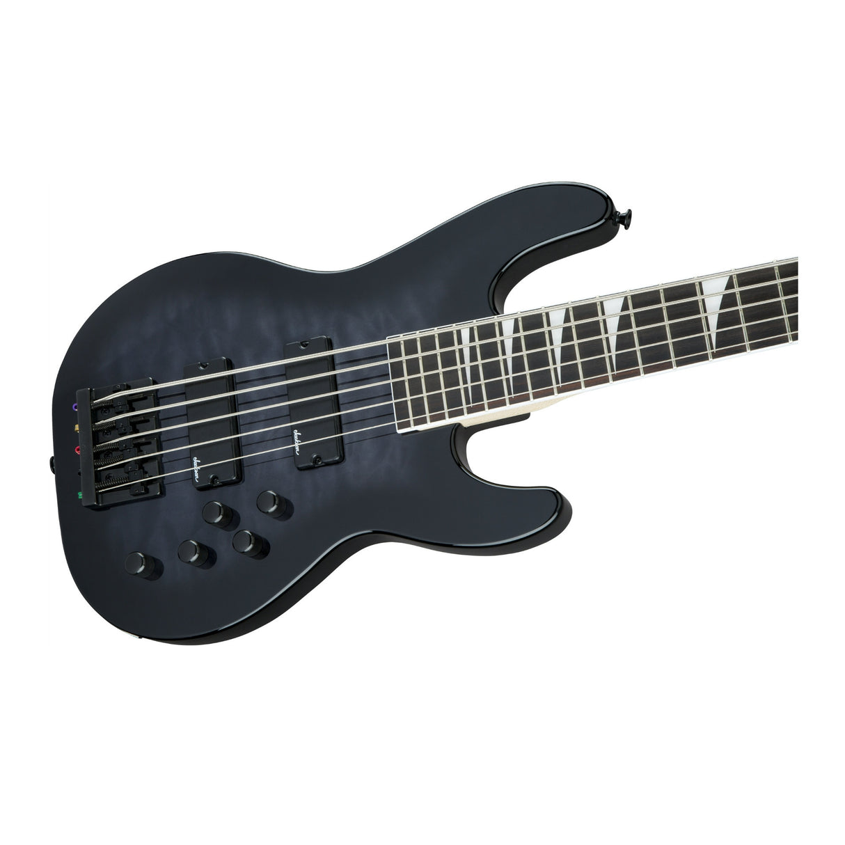 Jackson JS Series JS3VQ 5-String Electric Guitar (Black) w/Gig Bag and Strings