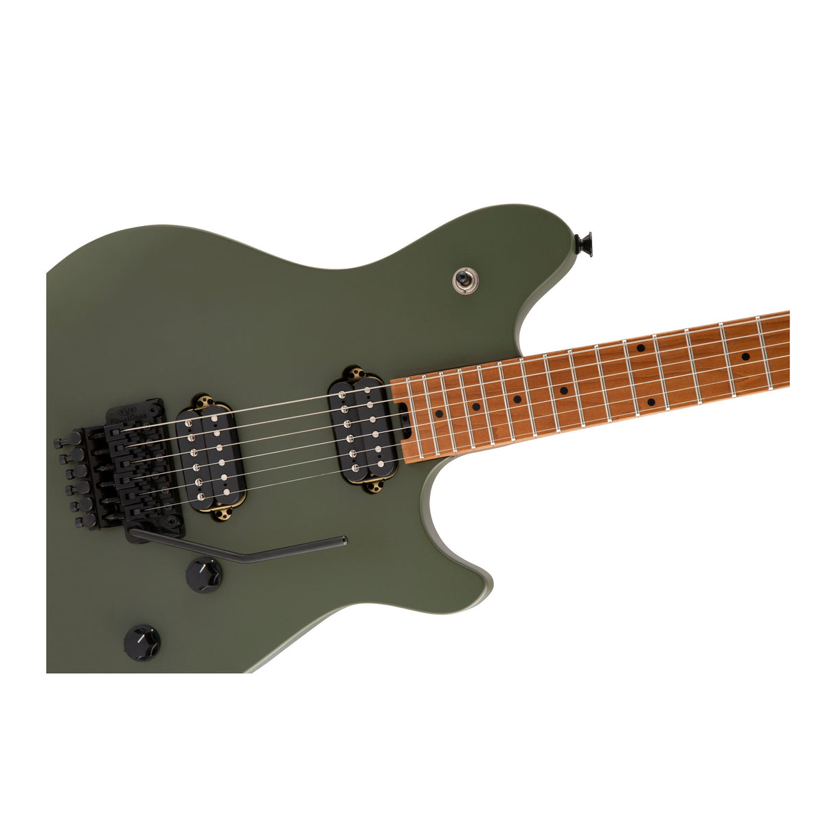 EVH Wolfgang Standard 6-String Electric Guitar (Army Drab) with HardShell Case