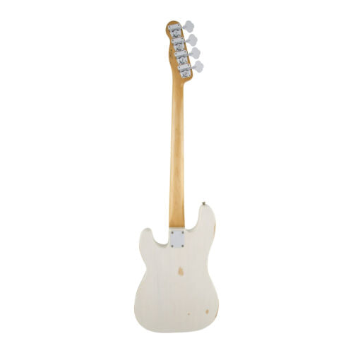 Fender Mike Dirnt Road Worn 4-String Precision Bass (Right-Handed, White Blonde)