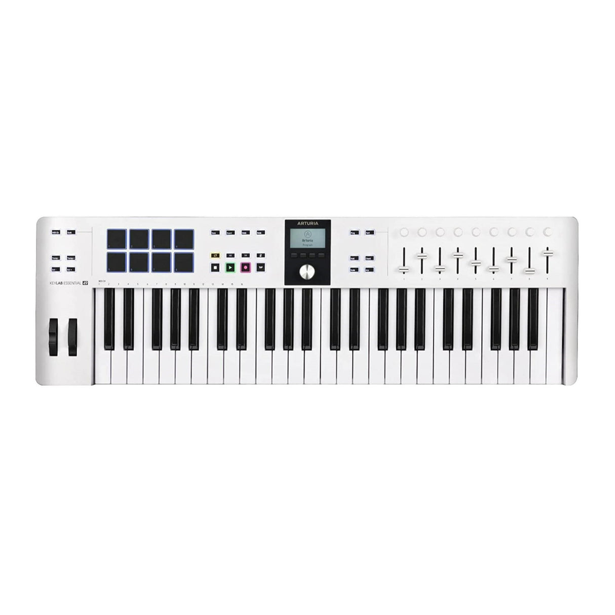 Arturia KeyLab Essential 49 mk3 MIDI Keyboard Controller (White)