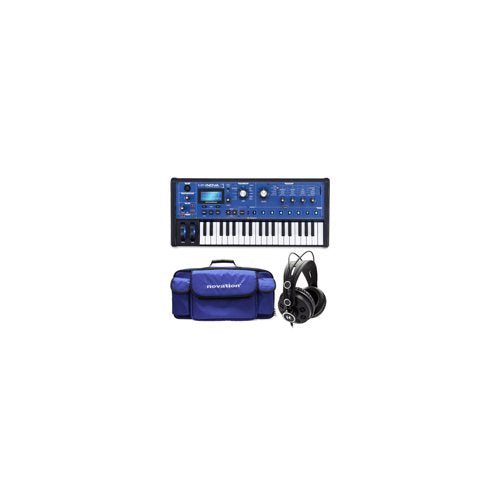 Novation MiniNova Synthesizer Bundle with Carry Case and Knox Studio Headphones