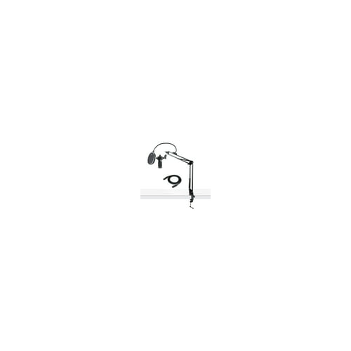 Audio Technica AT2035 Studio Condenser Microphone with Pop Filter and Accessory Bundle