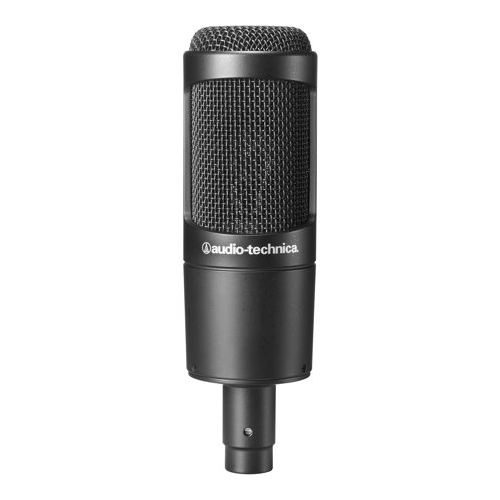 Audio Technica AT2035 Studio Condenser Microphone with Pop Filter and Accessory Bundle