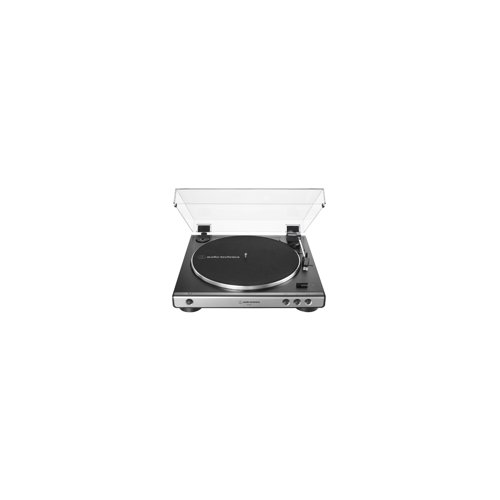 Audio-Technica AT-LP60X-GM Turntable (Gunmetal) with Bluetooth Monitors - Pair