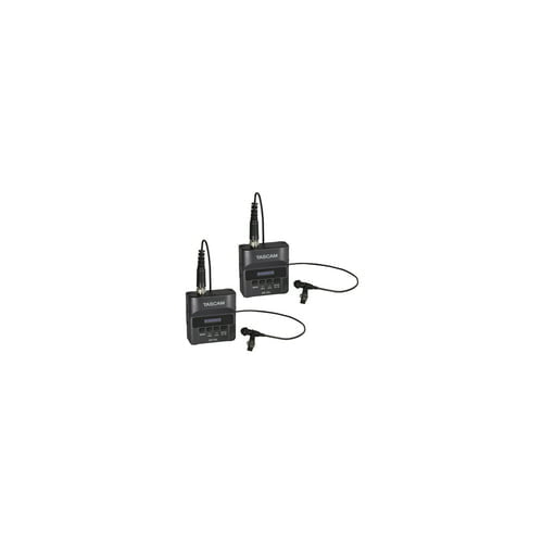 Tascam DR-10L Compact Digital Audio Recorder and Lavalier Mic Combo (2 Pack)