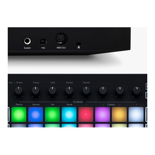 Novation Launchkey 37 MK3 37-Key MIDI Keyboard with Sustain Pedal and USB Hub