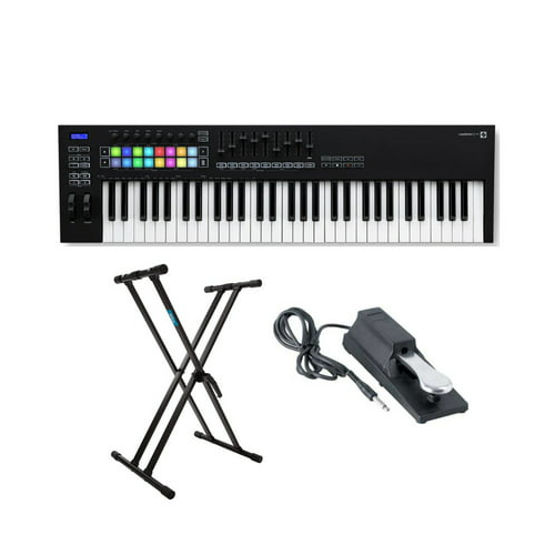 Novation Launchkey MK3 61-Key USB MIDI Keyboard Controller Bundle