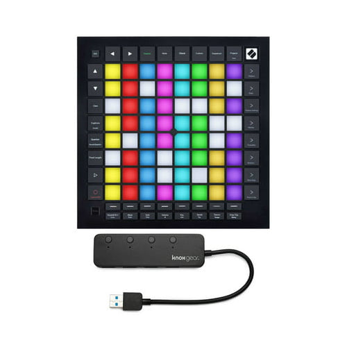 Novation Launchpad Pro MK3 USB MIDI Ableton Live Controller & 4-Port USB 3.0 Hub