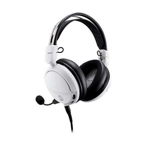 Audio-Technica ATH-GL3 High-Fidelity Closed-Back Gaming Headset (White)