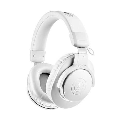 Audio-Technica ATH-M20xBTWH Professional Bluetooth Wireless Headphones (White)