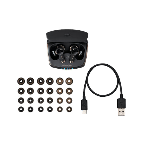 Audio-Technica ATH-TWX9 True Wireless Noise-Canceling Bluetooth Earbuds