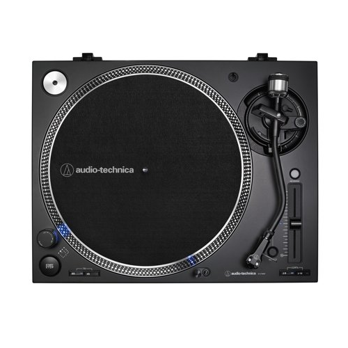 Audio-Technica AT-LP140XP-BK Direct-Drive Fully Manual DJ Turntable (Black)