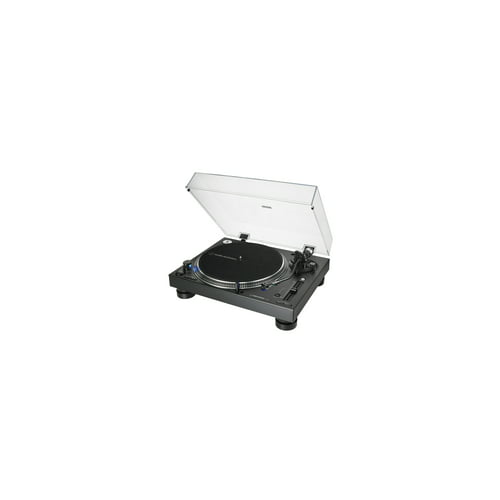 Audio-Technica AT-LP140XP-BK Direct-Drive Fully Manual DJ Turntable (Black)
