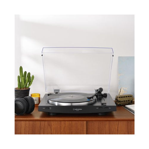 Audio Technica AT-LP3xBT Automatic Wireless Belt-Drive Turntable (Black) Bundle