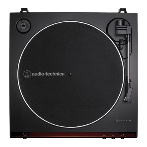 Audio-Technica AT-LP60X Fully Automatic Belt-Drive Stereo Turntable (Brown)
