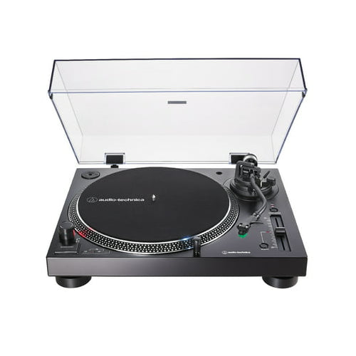 Audio-Technica AT-LP120X-USB Direct-Drive Turntable w/Bookshelf Speakers Bundle