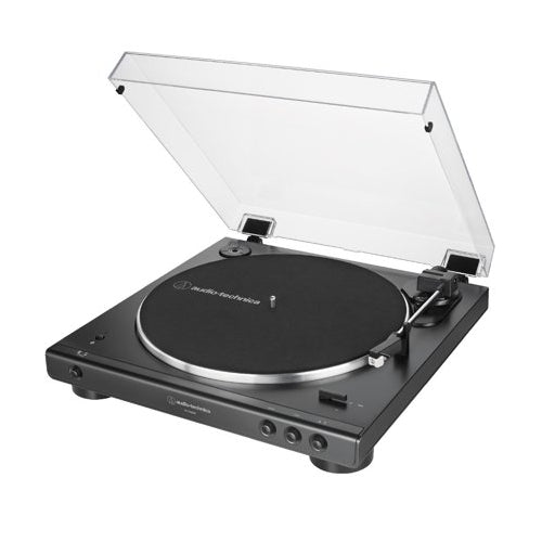 Audio-Technica AT-LP60X Bluetooth Turntable Black w Knox Vinyl Cleaning Kit