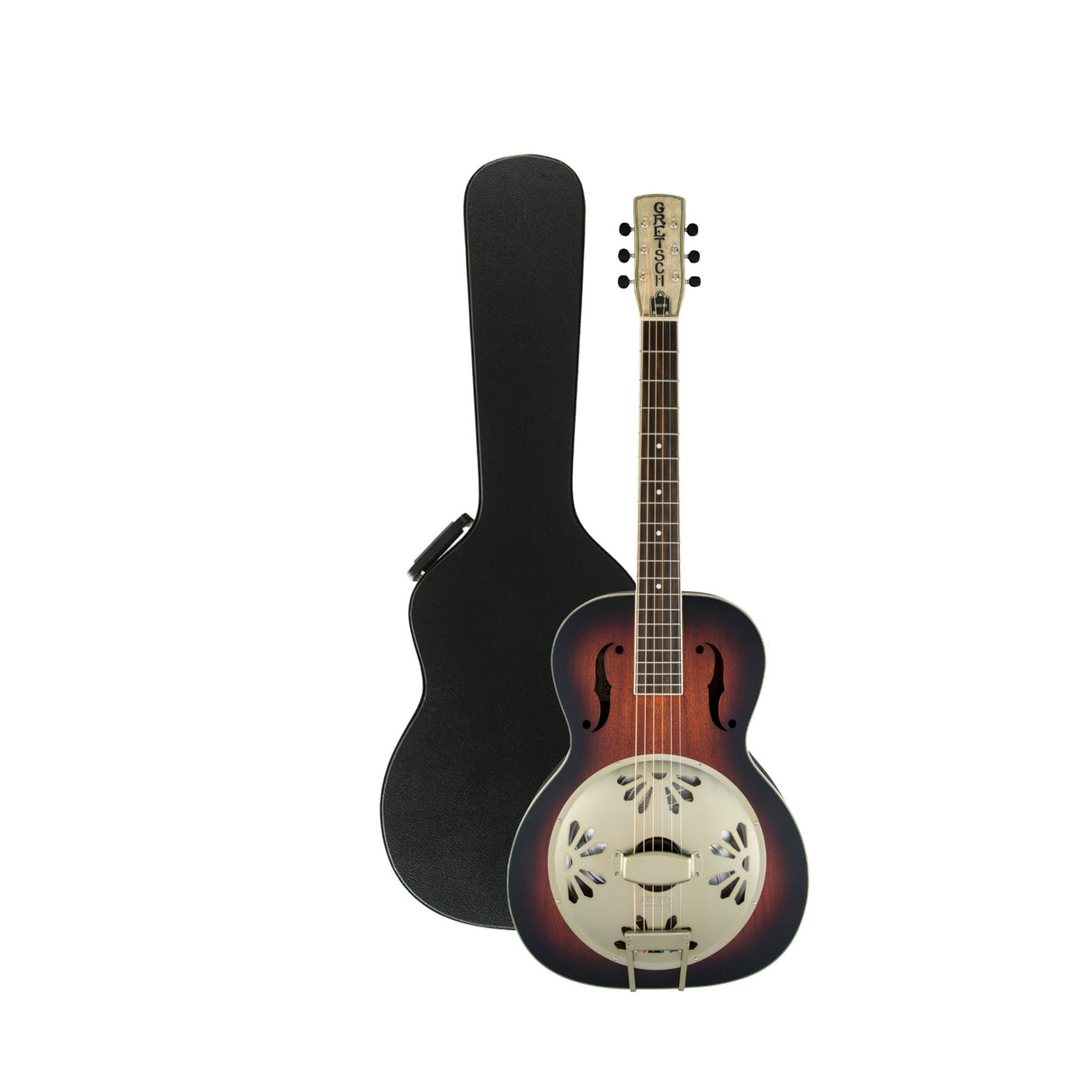 Gretsch 6-String Acoustic-Electric Resonator Guitar (Sunburst) with Hard Case