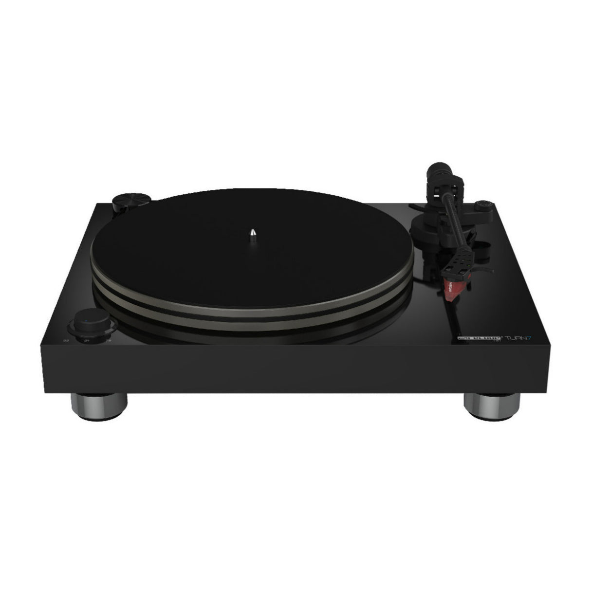 Reloop Turn 7 Premium HiFi Belt Drive USB Turntable System (Black) Bundle