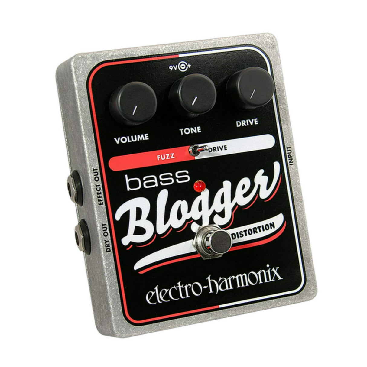 Electro-Harmonix Bass Blogger Distortion Pedal with Volume, and Tone Knob