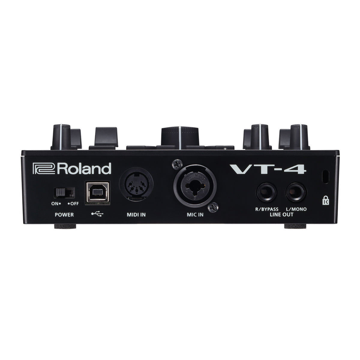Roland VT-4 Compact 5 Hour Battery Life MIDI Control Vocal Transformer (Black) (Open Box)