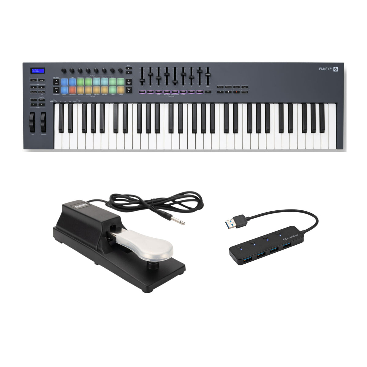 addictive keys sustain pedal automation Novation FLkey 61-Key MIDI Keyboard Controller with and 4-Port USB Size/Color:Dark Sparkle Black Large (Has minor cosmetic shipping damage) Niemals ohne Helm losrollen Category:Team Roping fly edits and tweaks