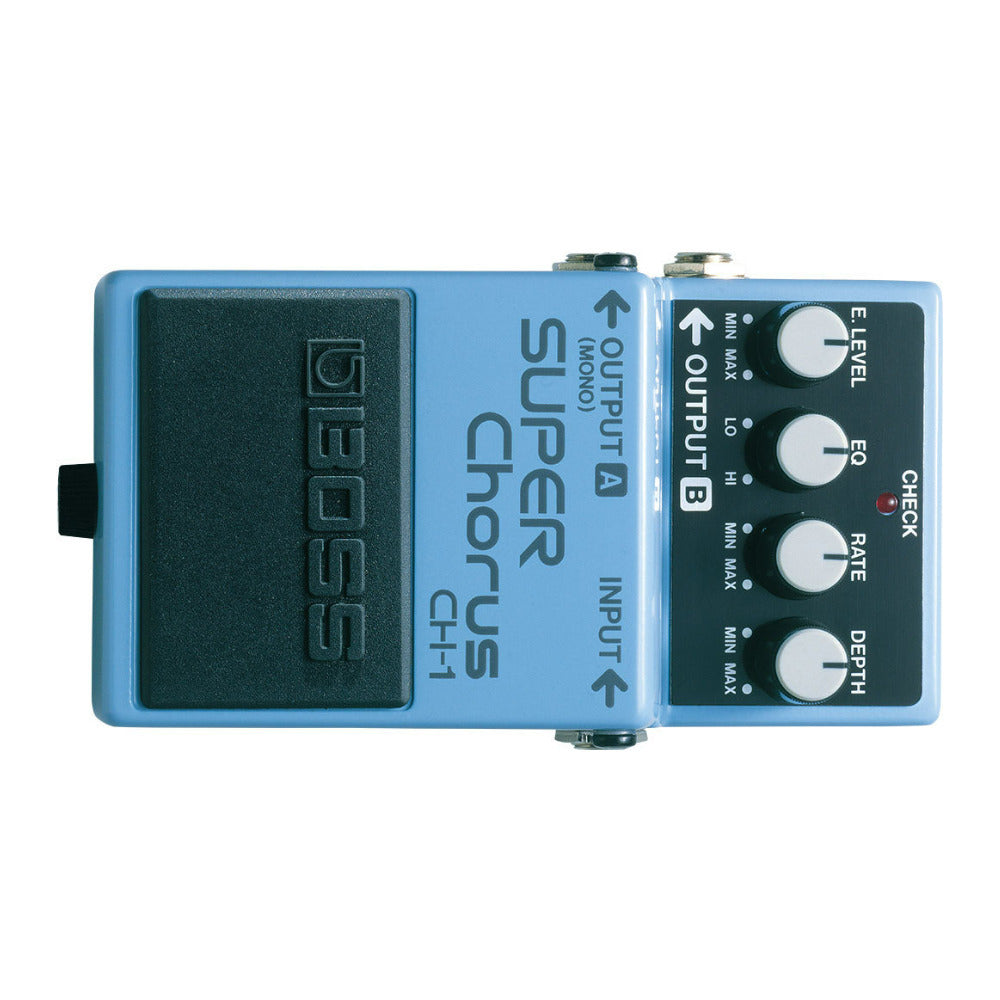 BOSS CH-1 Crystal-Clear Highs and Unique Stereo Effect Stereo Super Chorus Pedal