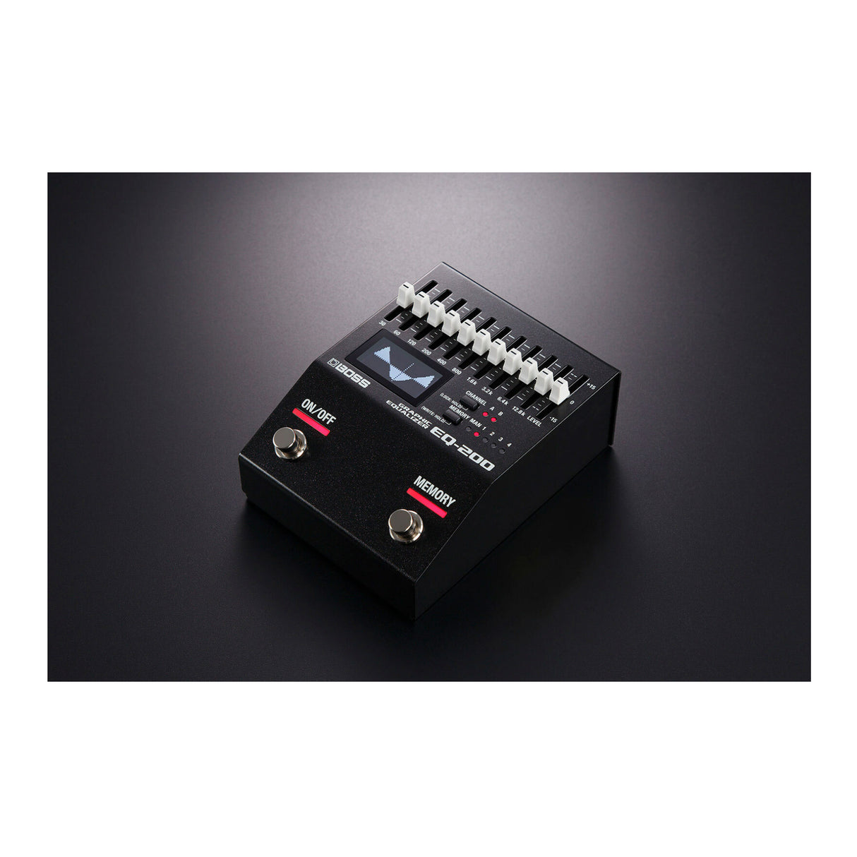 BOSS EQ-200 Dual 10-Band EQs Visual EQ Display Real-Time Control Equalizer Pedal (Open Box)