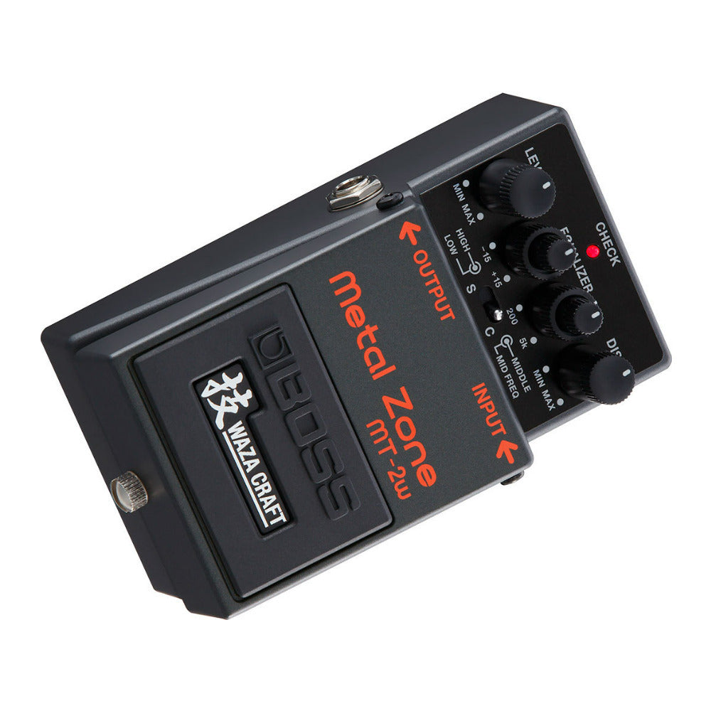 BOSS MT-2W Compact Dual-Stage Gain Circuit Analog Design Waza Metal Zone Pedal