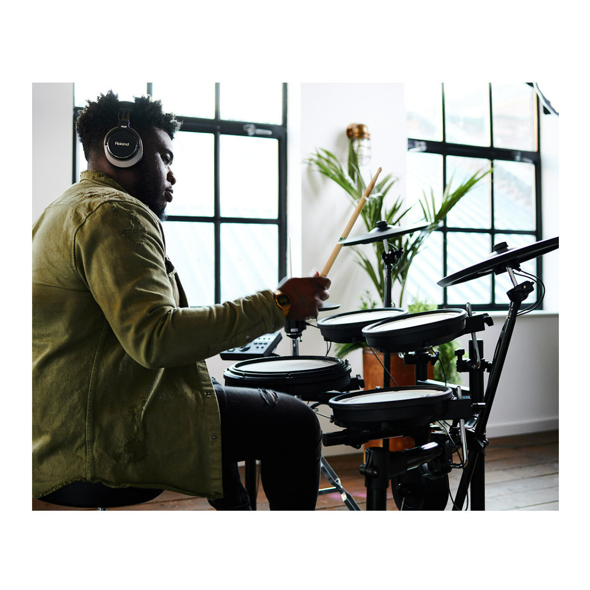 Roland V-Drums TD-07KVX Electronic Drum Set with TD-07 Module