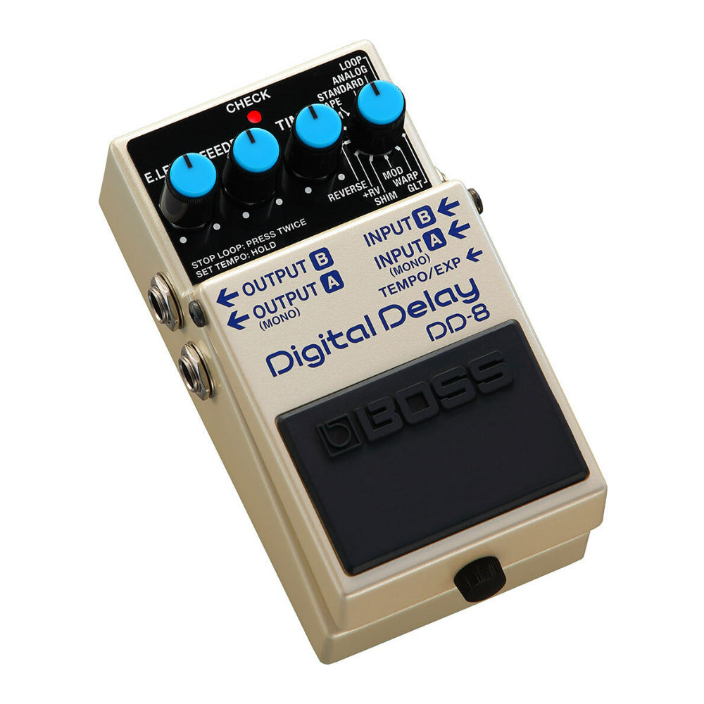 BOSS DD-8 Eleven Modes Full Stereo I/O Support Looper Digital Delay Pedal